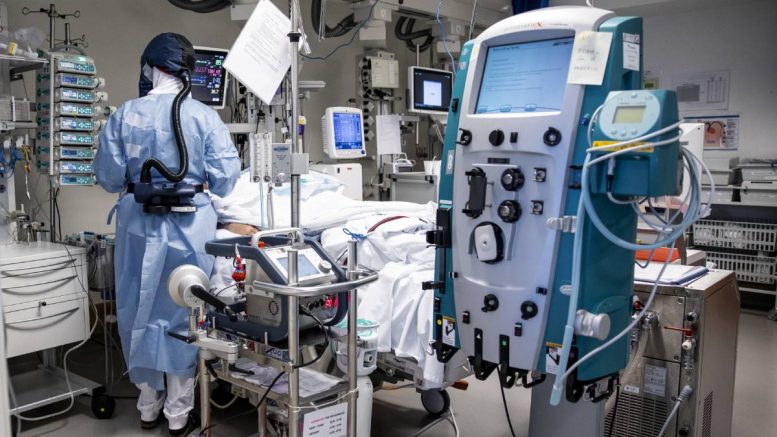 Infirmière patient corona