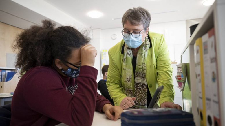 Enseignant - masque facial