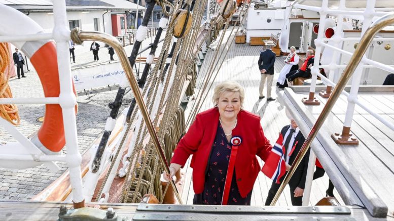 Erna Solberg - Statsråd Lehmkuhl