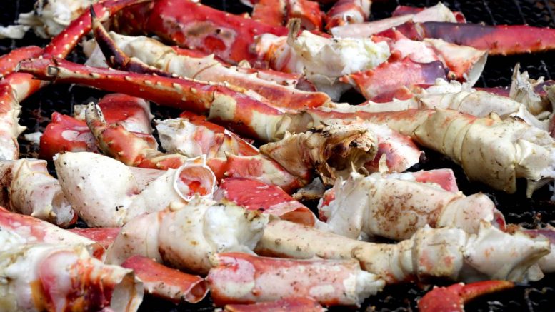 Pinces de crabe royal
