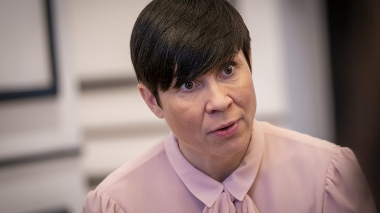 Ministre des Affaires étrangères Ine Eriksen Søreide