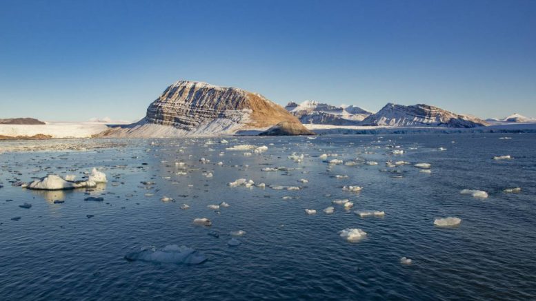 Glace du Svalbard