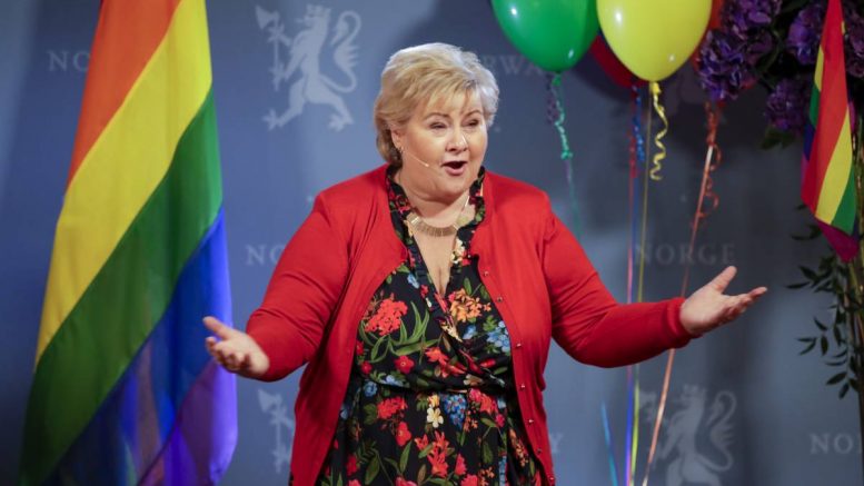 Erna Solberg - LGBT