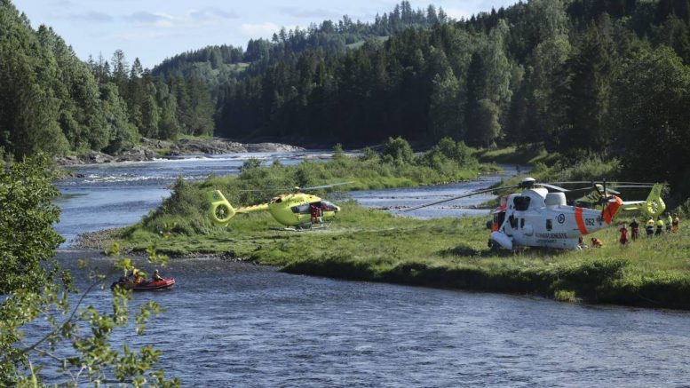 Opération de sauvetage Numedalslågen