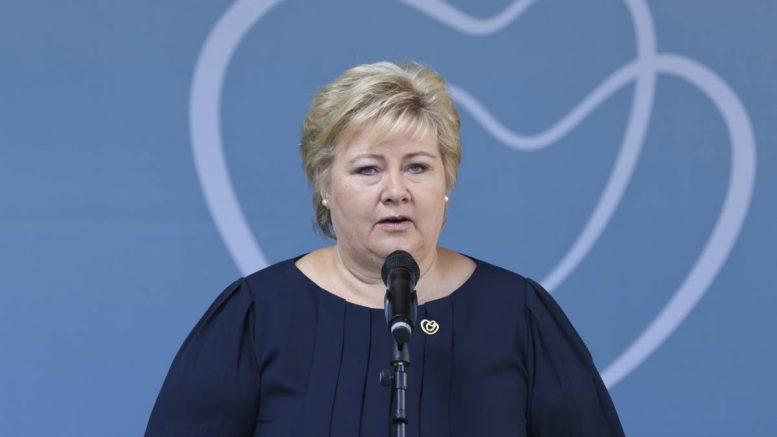 Erna Solberg - 22 juillet