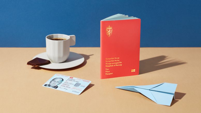 Café de documents d'identité de passeport
