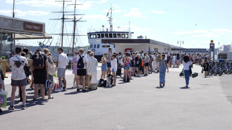 File d'attente des ferries