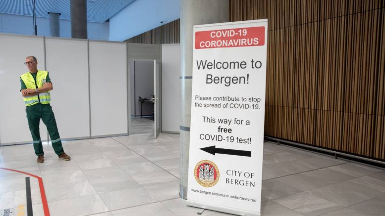 Essais de l'aéroport de Bergen Flesland