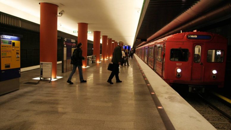 La station de métro Nydalen