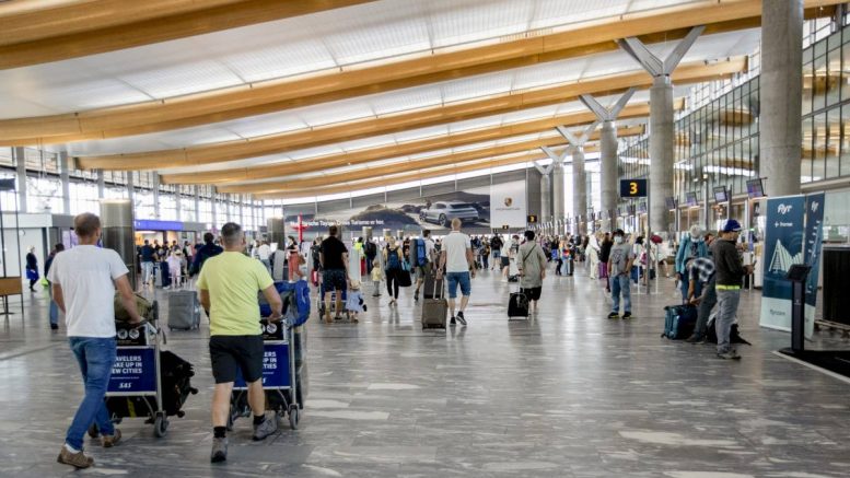 File d'attente de Gardermoen