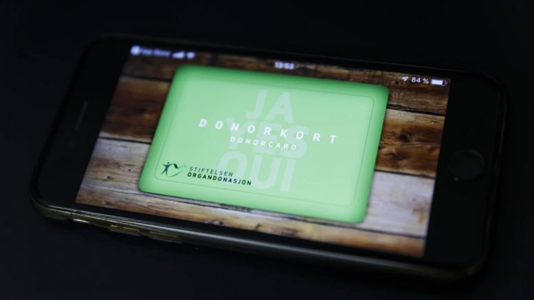 Carte de donneur d'organes