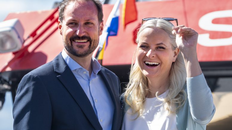 Le prince héritier Haakon et la princesse héritière Mette-Marit