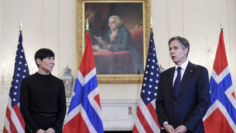 Antony Blinken - Ine Marie Eriksen Soreide