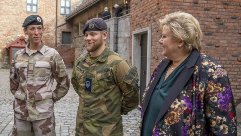 Erna Solberg - Anita Slapgård - Øystein Gullhav