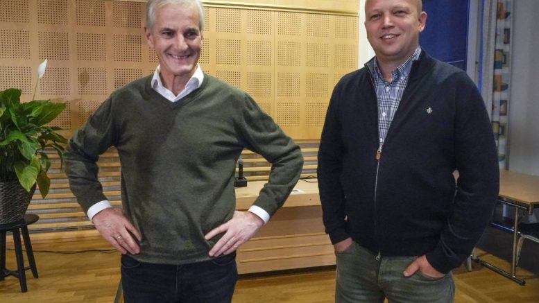 Jonas Gahr Støre - Trygve Slagsvold Vedum