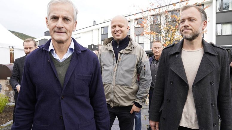 Jonas Gahr Støre - Trygve Slagsvold Vedum - Audun Lysbakken