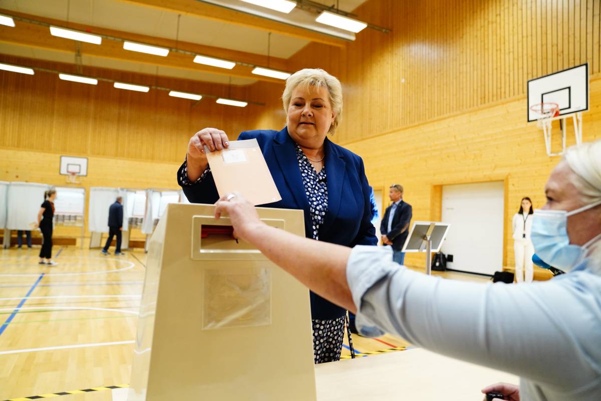 Erna Solberg vote