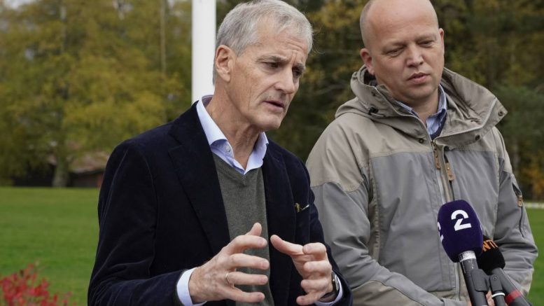 Jonas Gahr Støre - Trygve Slagsvold Vedum