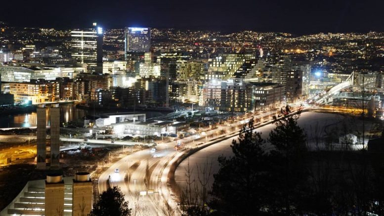 Oslo - Code à barres - Bjørvika - Sørenga