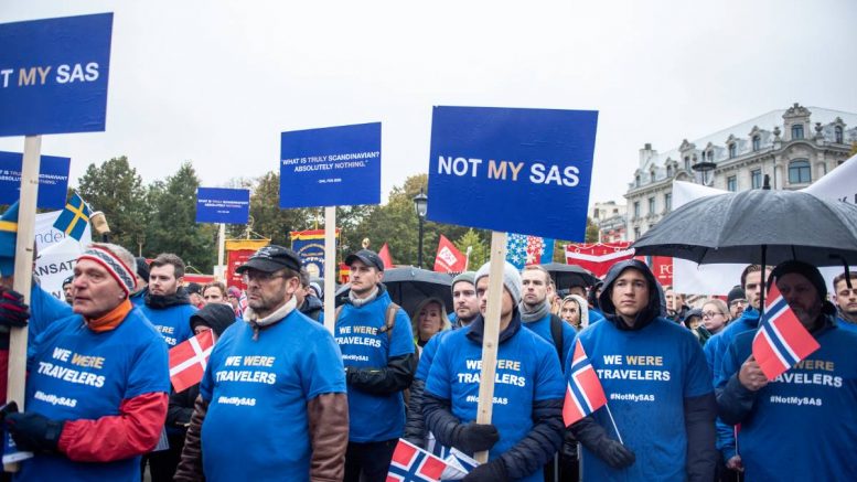 Protestation SAS