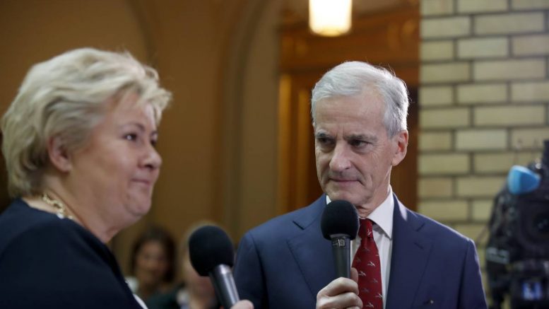 Erna Solberg - Jonas Gahr Støre