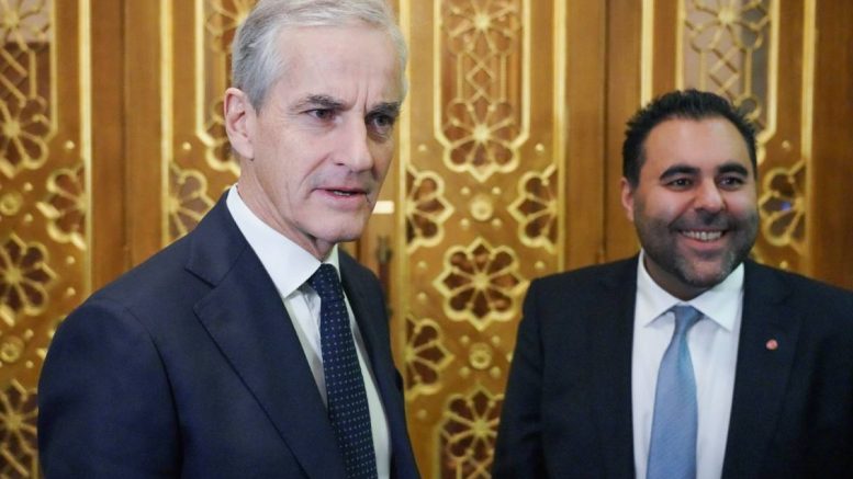 Jonas Gahr Støre - Masud Gharahkhani