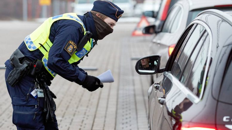 Contrôle des frontières suédois