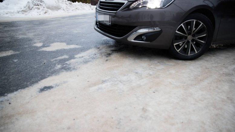 Pluie verglaçante - verglas - routes verglacées