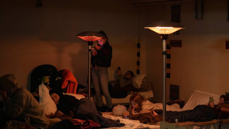 Abri anti-bombes ukrainien