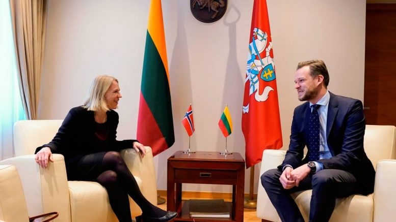 Anniken Huitfeldt - Gabrielius Landsbergis