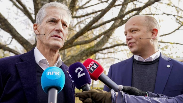 Jonas Gahr Støre - Trygve Slagsvold Vedum