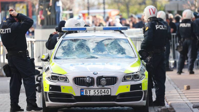 Manifestation de la police SIAN