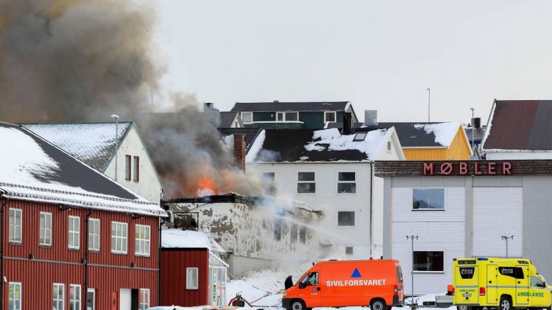 incendie à Vardø