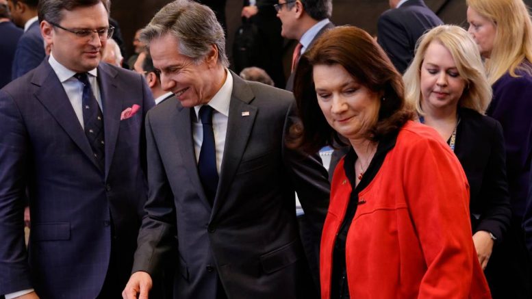 Antony Blinken - Ann Linde - Dmytro Kuleba