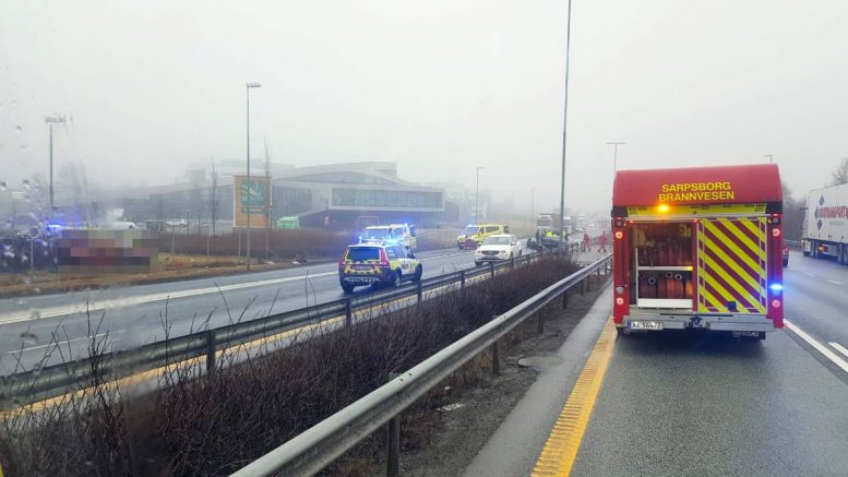 Accident de la circulation à Sarpsborg