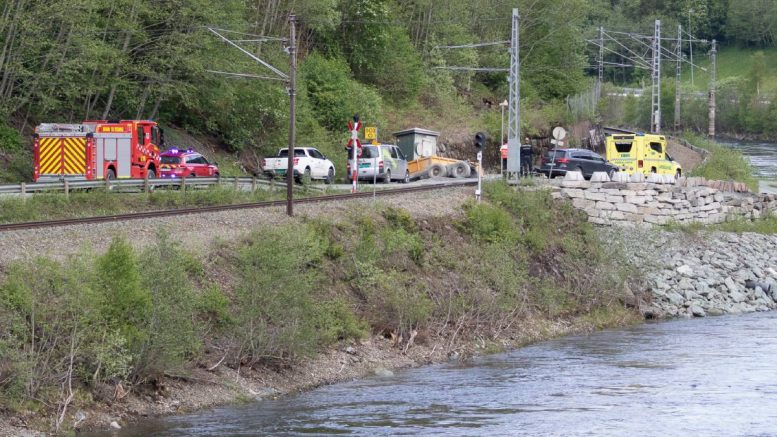 Accident de la circulation à Håggåbrua