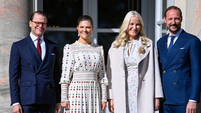 Prince héritier Daniel - Victoria - Mette-Marit - Haakon