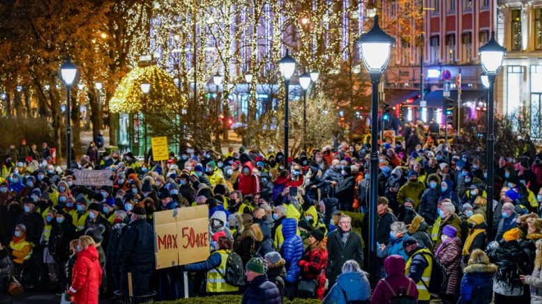 Protestation contre l'électricité
